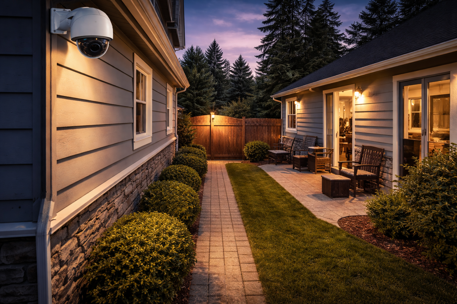 Residential side yard and perimeter coverage